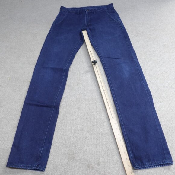 Railcar Jeans 32 x 33 Blue Raw White Line Selvedge Made in USA - Picture 2 of 13